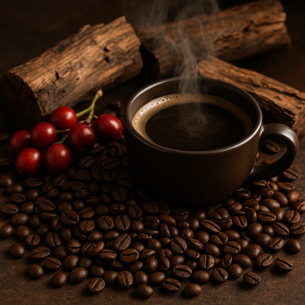 Cherrywood-Smoked Arabica Coffee | Premium Small-Batch Medium Roast | 2.5 oz