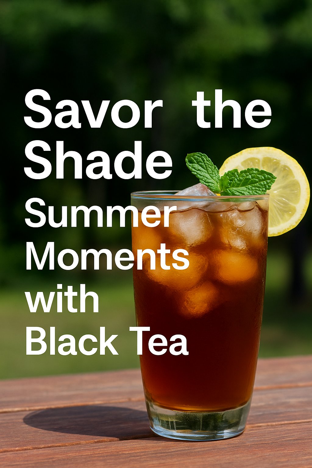 A tall glass of tea