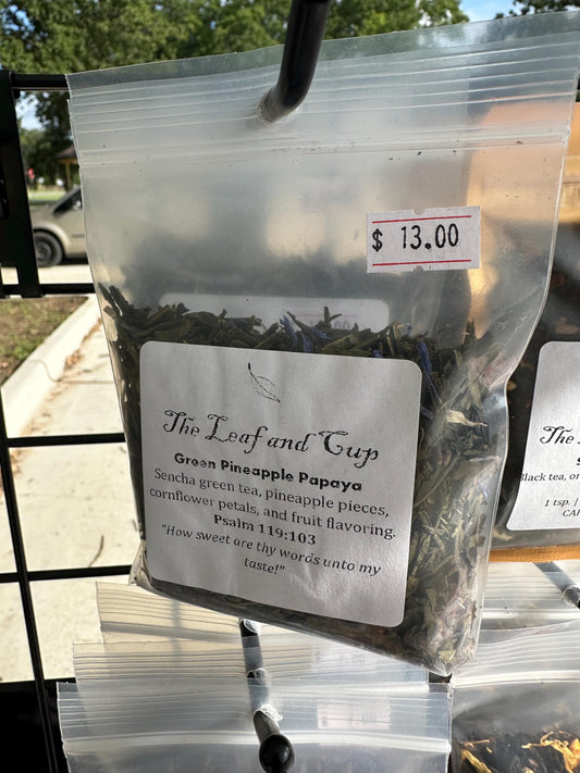 Green Pineapple Papaya Tea - 2oz